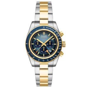 NWT Authentic Duxot Vitesse Chronograph Quartz Blue Dial Men's Watch